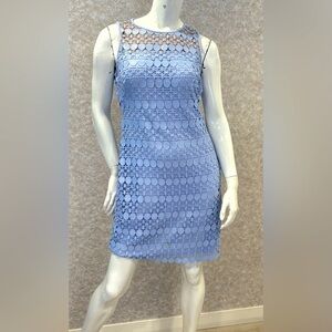Ralph Lauren Blue Sheath Cocktail Dress